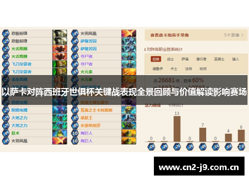 以萨卡对阵西班牙世俱杯关键战表现全景回顾与价值解读影响赛场